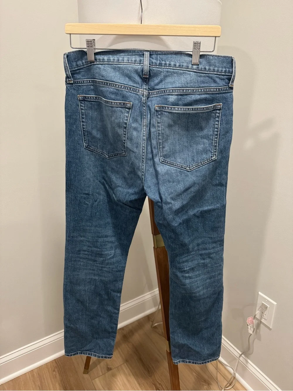 J. Crew Men's Medium Blue Relaxed Straight Jeans